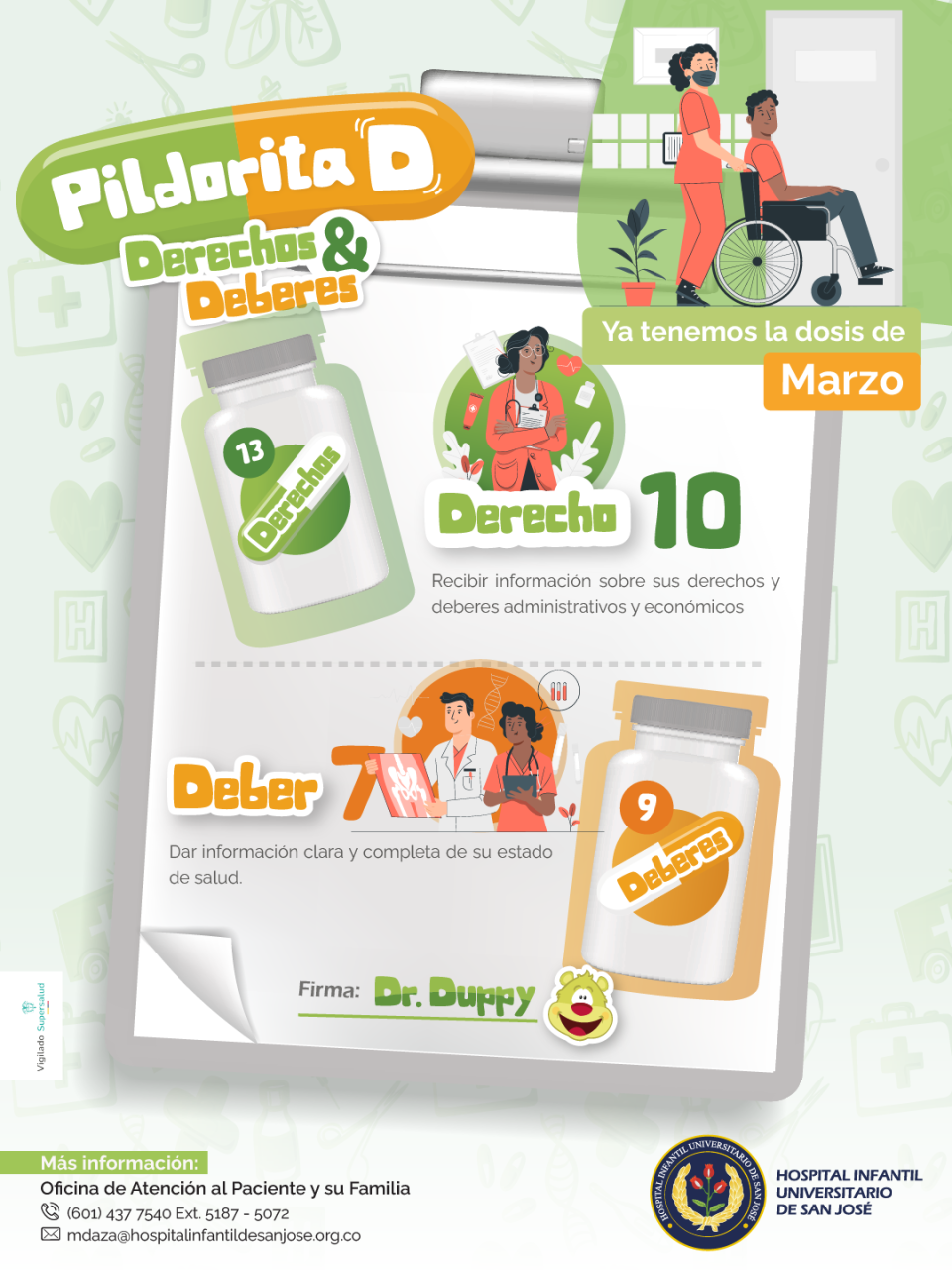 Pildorita D marzo 2026