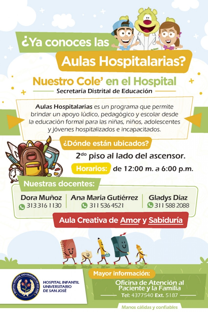 ¿Ya conoces las Aulas Hospitalarias?